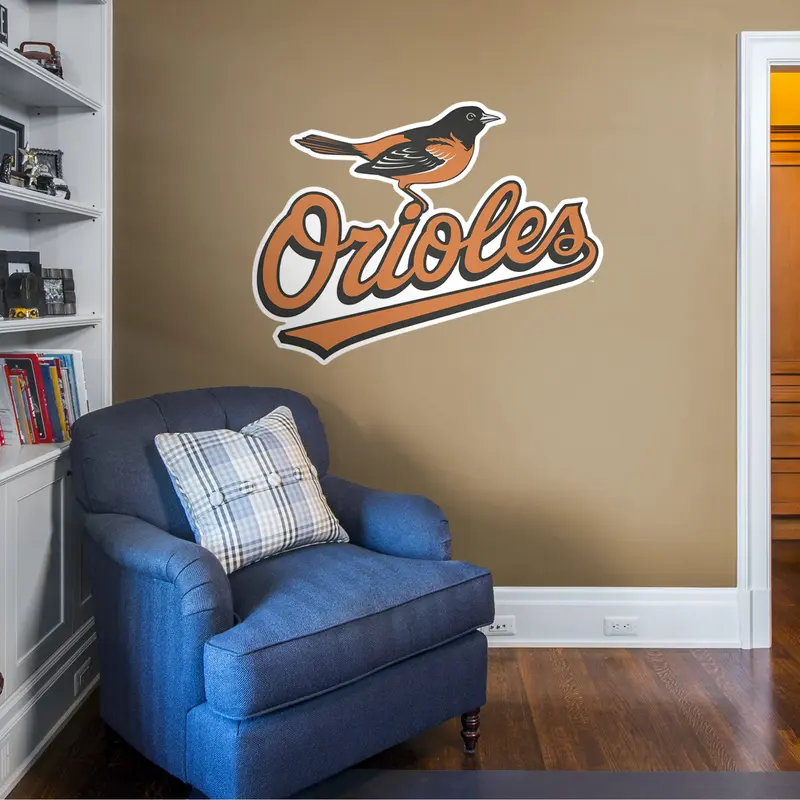 Baltimore Orioles - RealBig Logo Collection - Official MLB - Reusable Vinyl Wall Decals #1