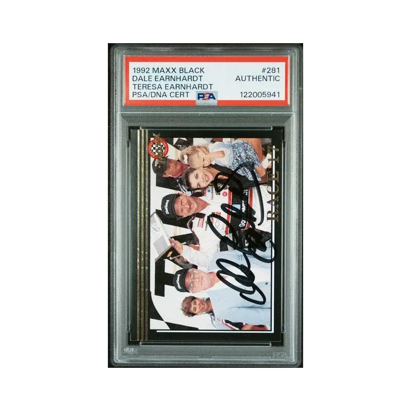 Dale Earnhardt 1992 Maxx Black Teresa Earnhardt #281 PSA/DNA Cert Authentic
