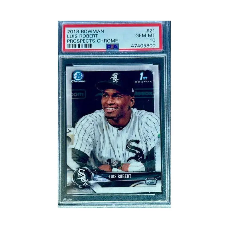 Luis Robert 2018 Bowman Prospects Chrome #21  PSA 10