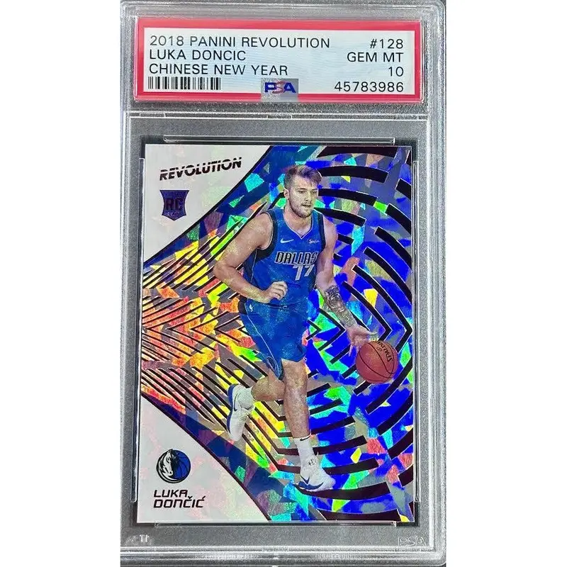 Luka Doncic 2018 Panini Revolution Chinese New Year #128 PSA 10