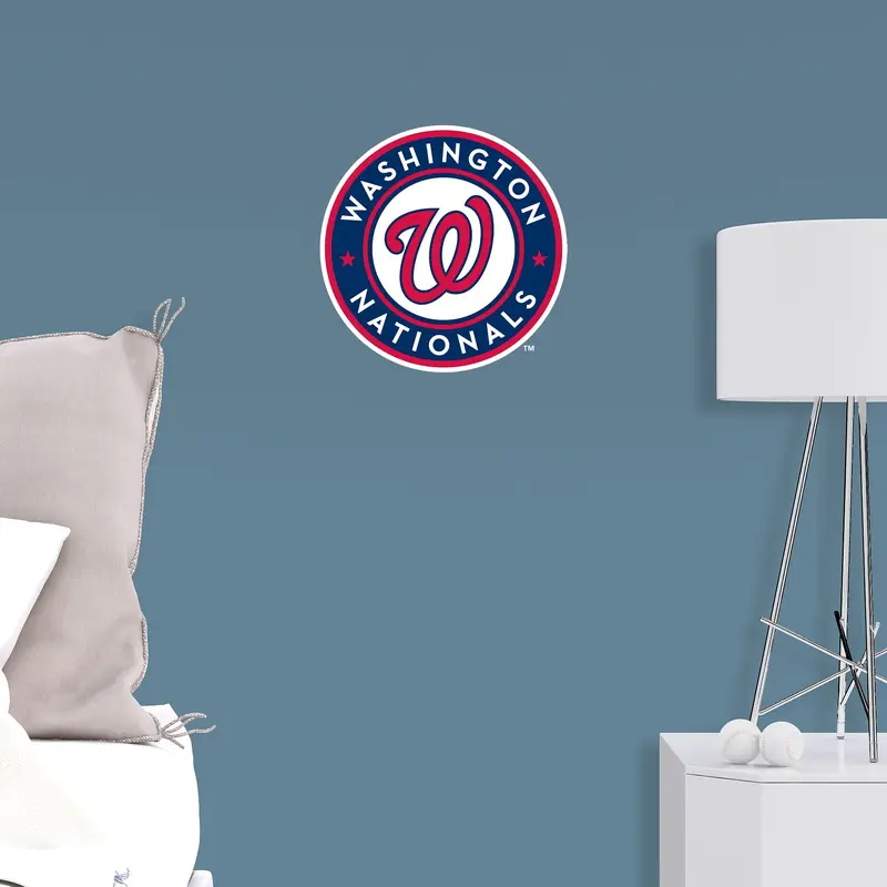 Washington Nationals - RealBig Logo Collection - Official MLB - Reusable Vinyl Wall Decals
