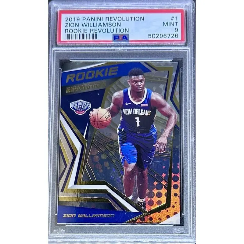 Zion Williamson 2019 Panini Revolution Rookie Revolution #1 PSA 9  Rookie Insert