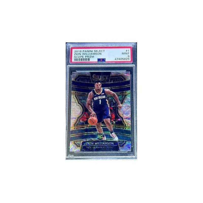 Zion Williamson 2019 Panini Select Scope Prizm #1  PSA 9