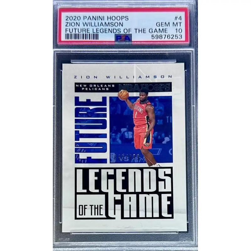 Zion Williamson 2020 Panini Hoops Future Legends of the Game #4 PSA 10