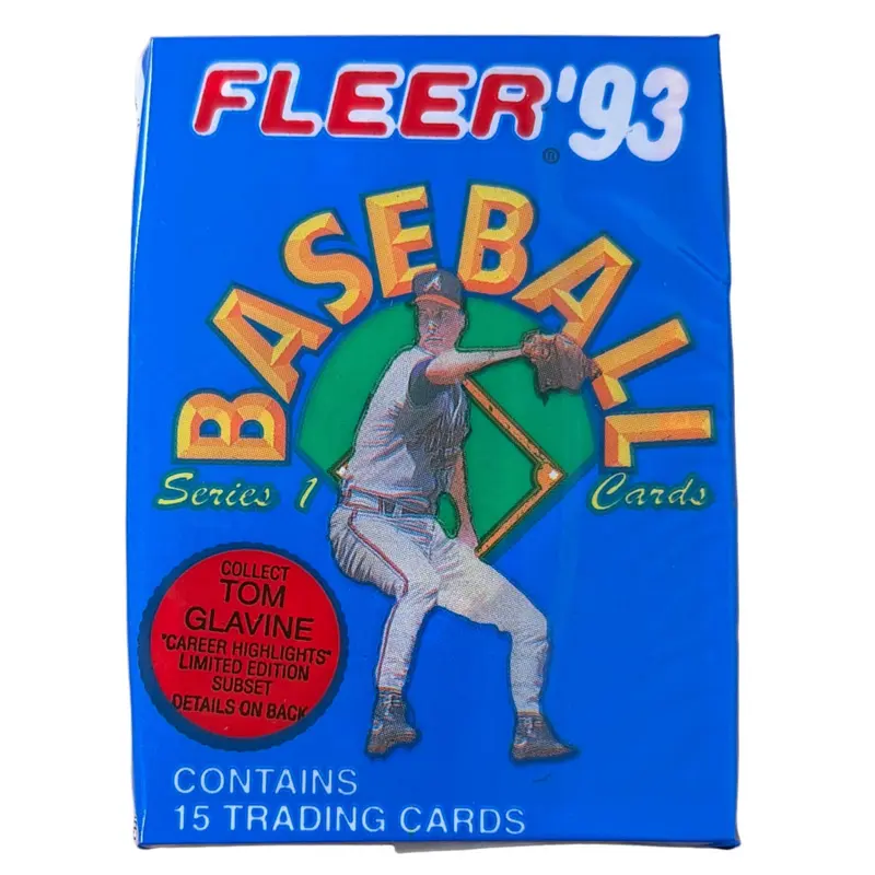 1993 Fleer Baseball Series I Pack  Vintage Collectible Cards