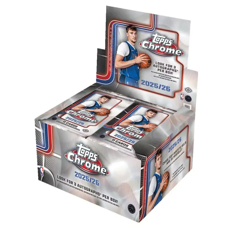 2025-26 Topps Chrome Basketball Hobby Jumbo Box