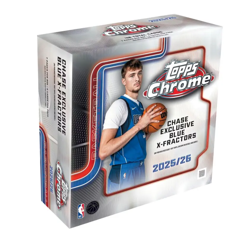 2025-26 Topps Chrome Basketball Mega Box