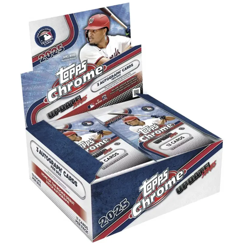 2025 Topps Chrome Update Series Baseball Jumbo Box