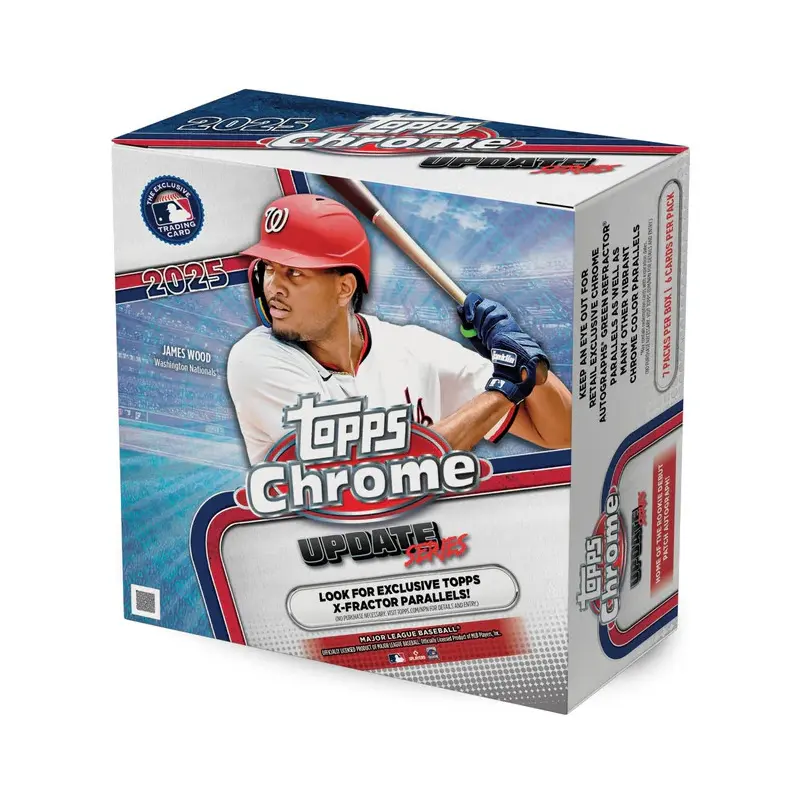 2025 Topps Chrome Update Series Baseball Mega Box