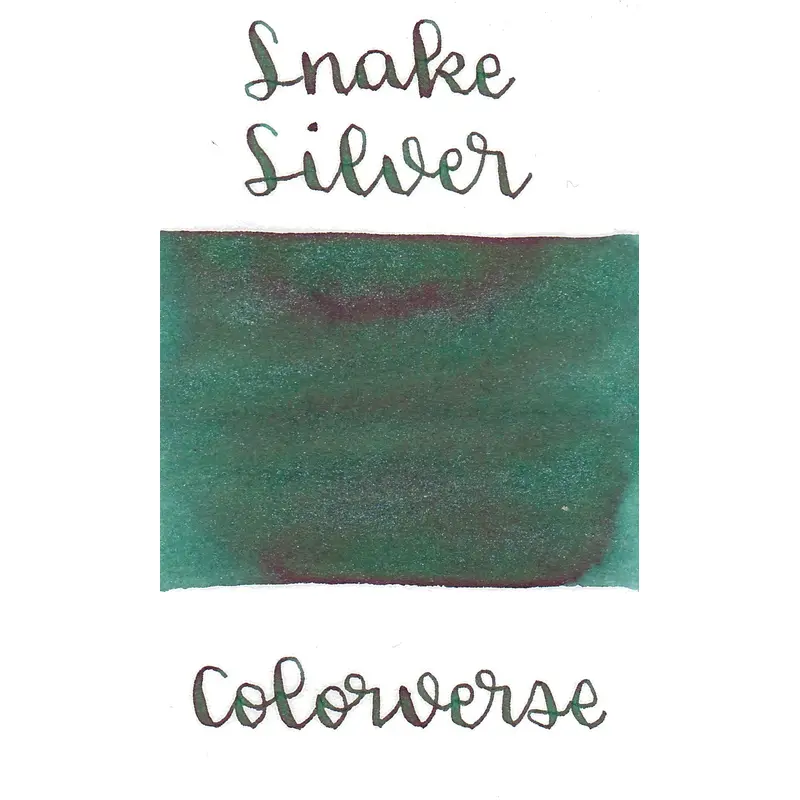 Colorverse 2025 Blue Green Snake Glistening Silver