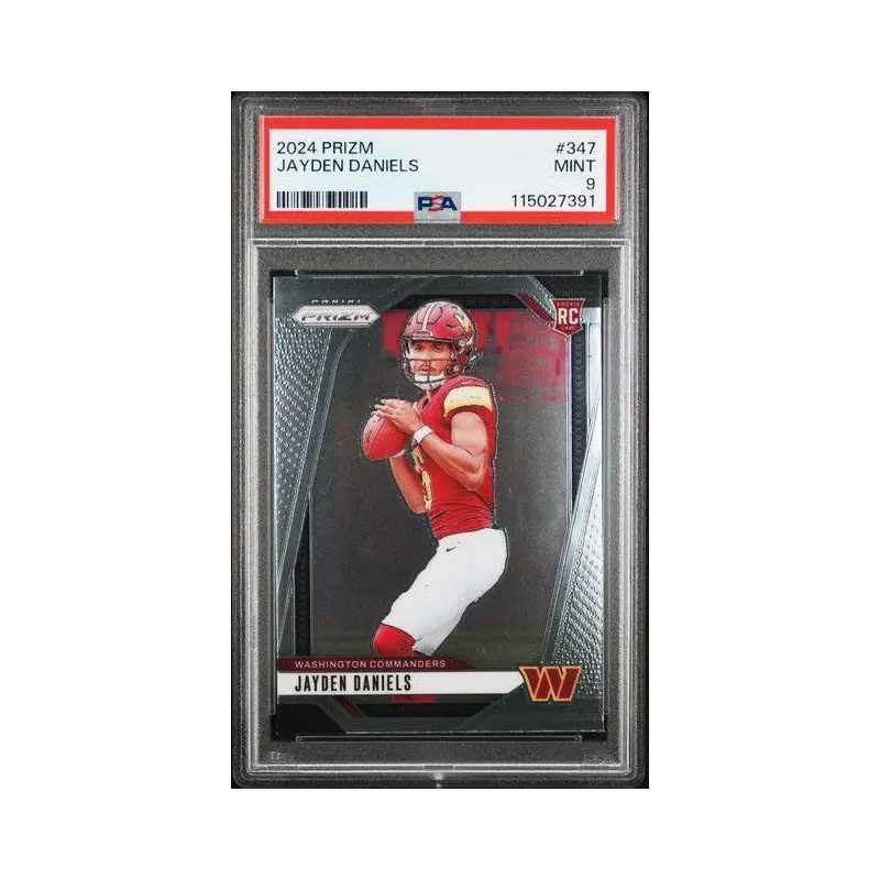 Jayden Daniels 2024 Panini Prizm #347 PSA 9