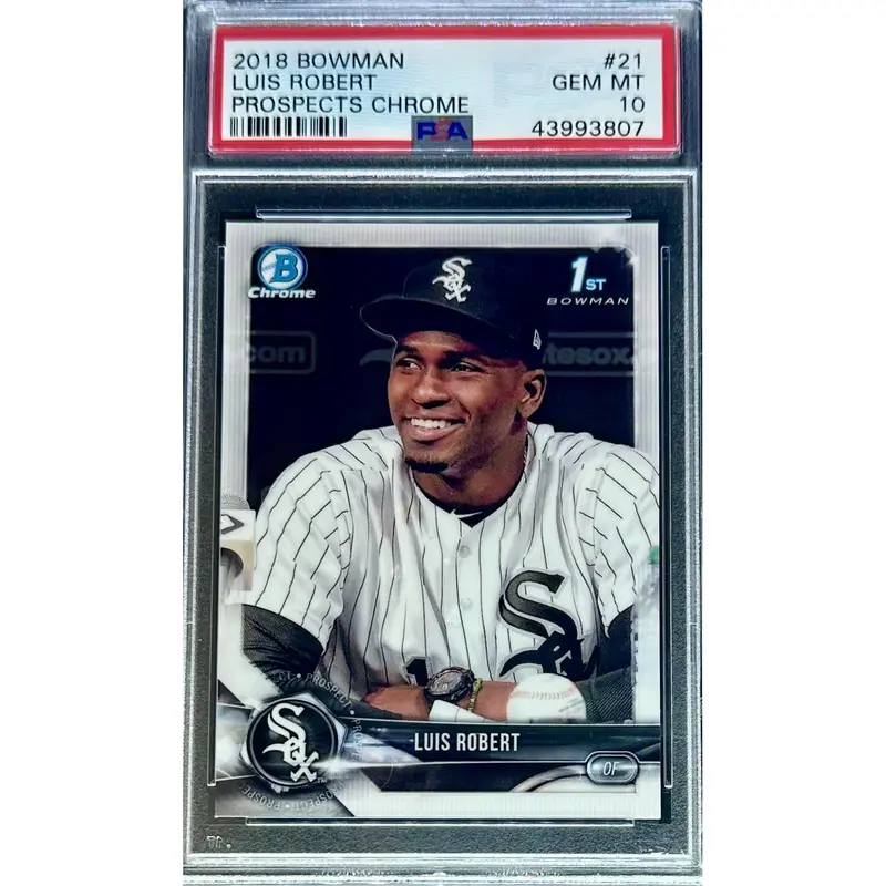Luis Robert 2017 Bowman Prospects Chrome #21 PSA 10