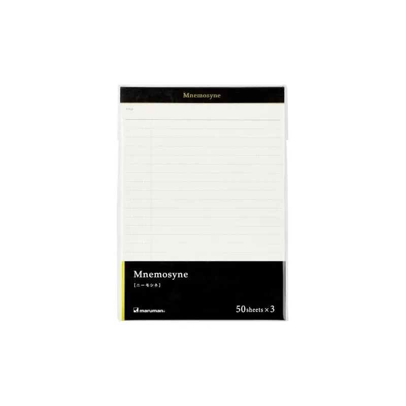 Maruman Notebooks Mnemosyne Notepad Refill A5 Lined