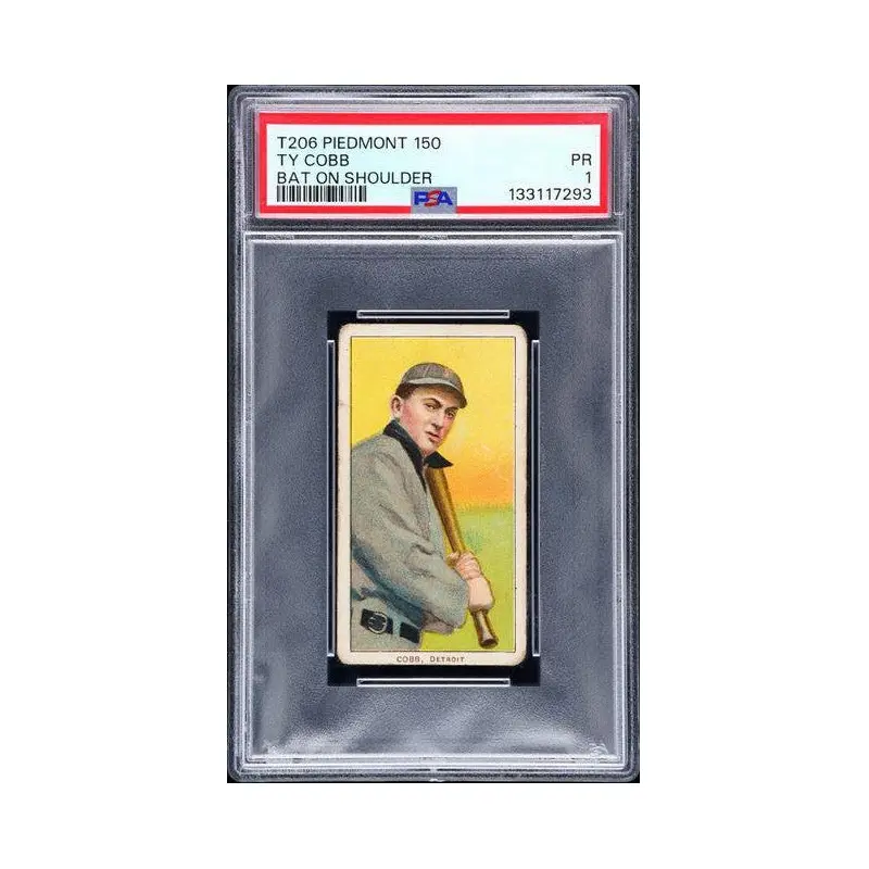 T206 Ty Cobb Bat on Shoulder  Piedmont 150 Back PSA 1