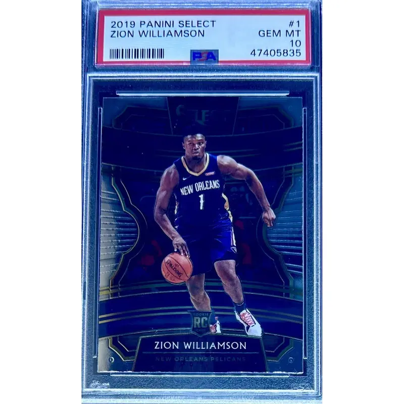 Zion Williamson 2019 Panini Select #1 PSA 10