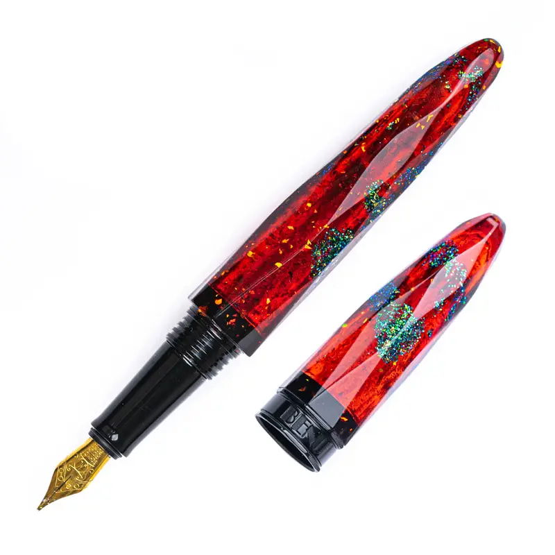 BENU Briolette Ruby Forest Fountain Pen