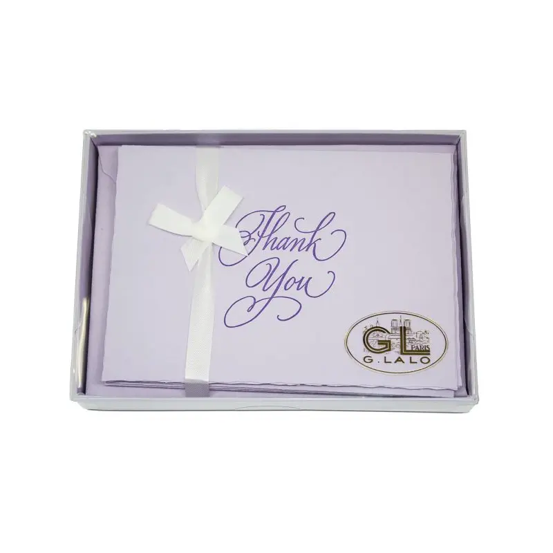 G. Lalo Thank You Gift Box 4  x 6- Lavender