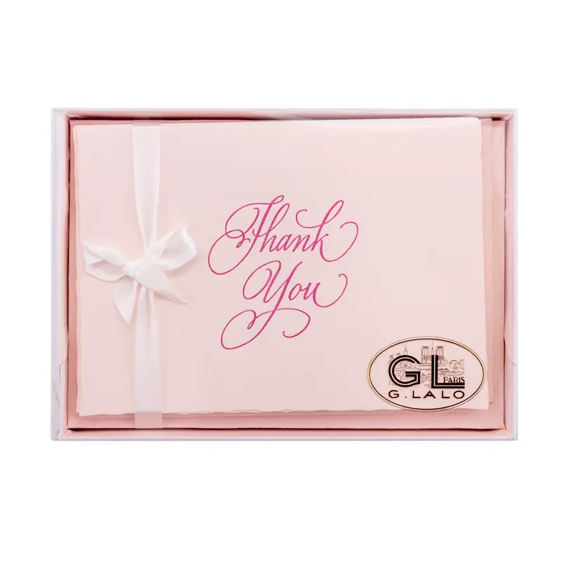 G. Lalo Thank You Gift Box 4  x 6- Rose