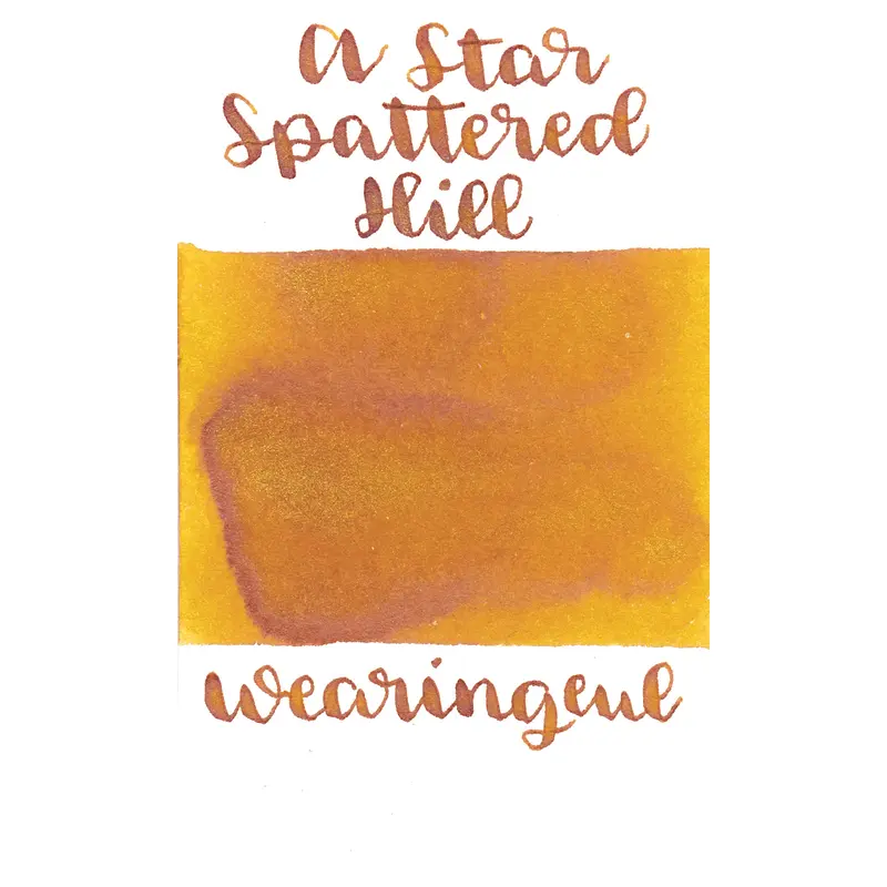 Wearingeul A Star Spattered Hill Shimmer Ink