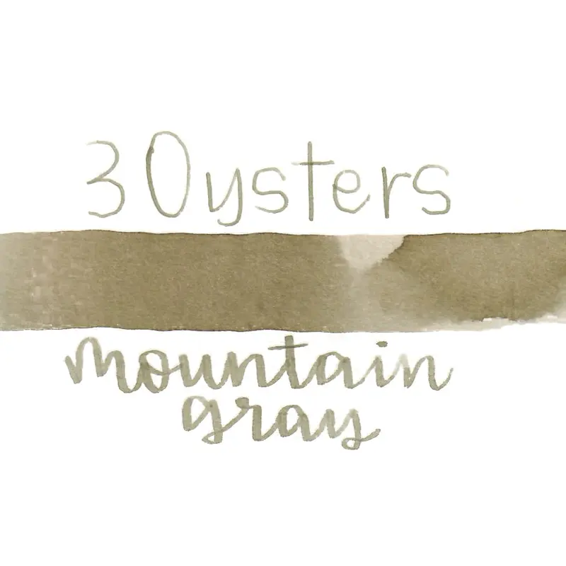 3 Oysters Ink - Hunters - Mountain Gray