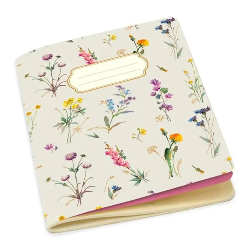San Lorenzo A5 Softcover Journal Ruled - Wild Flowers
