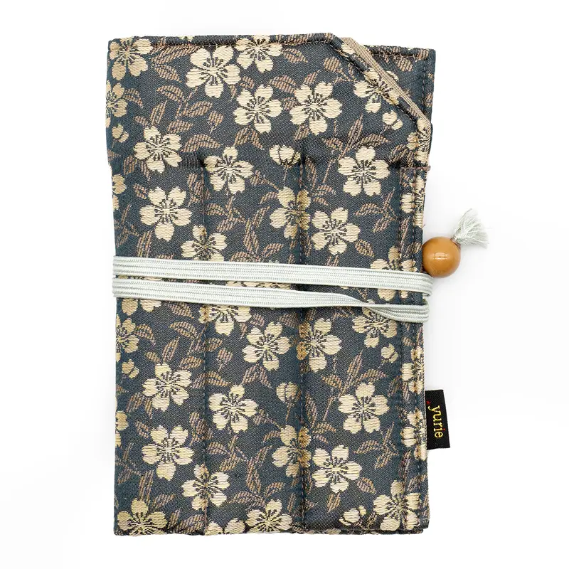 Yurie Pen case for 6 Pens "Sakura (Cherry blossom)" Beige [#40]