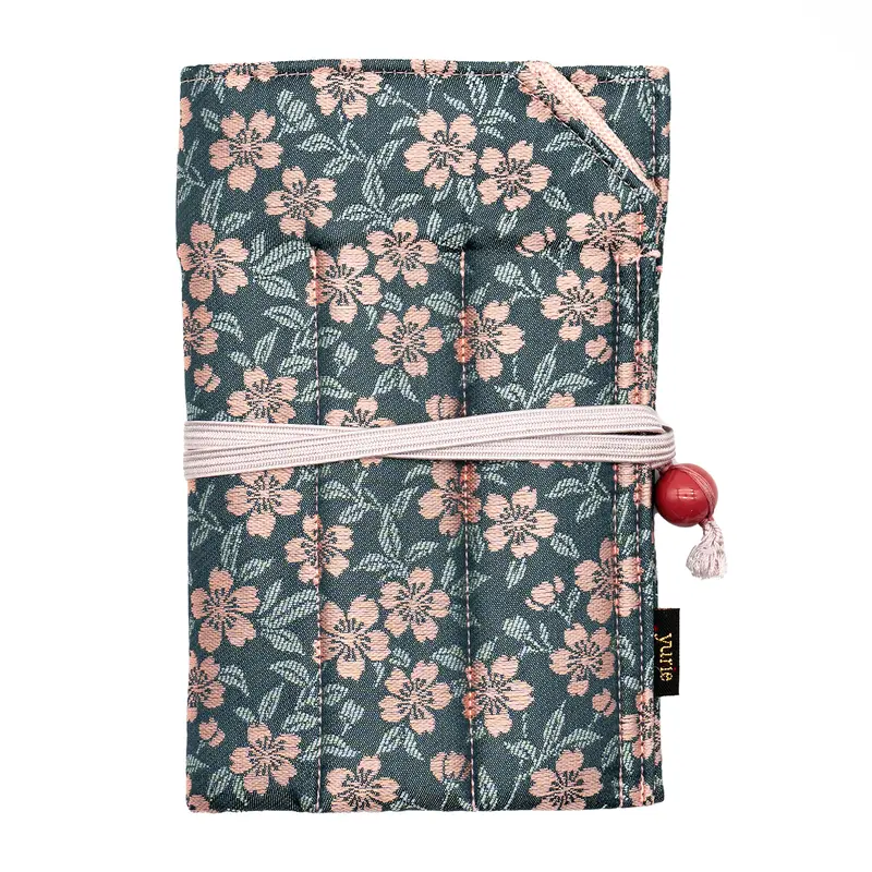 Yurie Pen case for 6 Pens "Sakura (Cherry blossom)" Pink #37