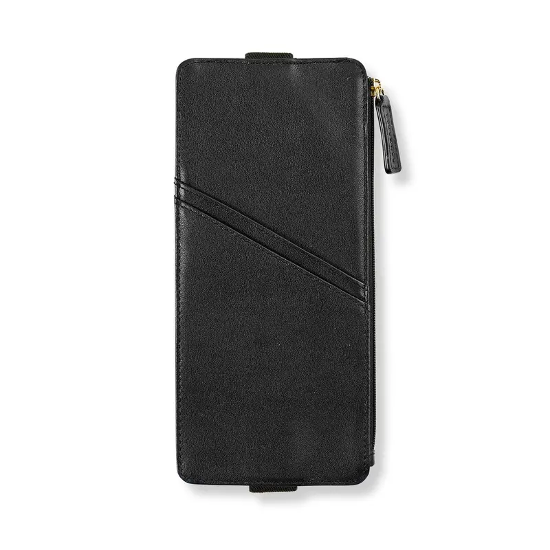 Levenger Leather Zip-Pocket Notebook Belt