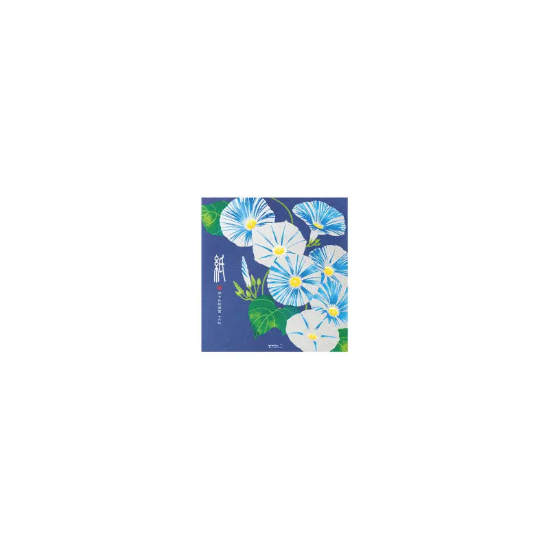 Midori Letter Pad 173 Silk Printing Morning Glory