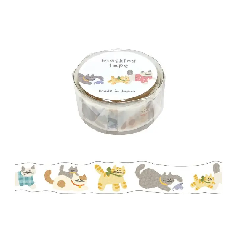 Mind Wave- Washi tape - 18mm - Cat