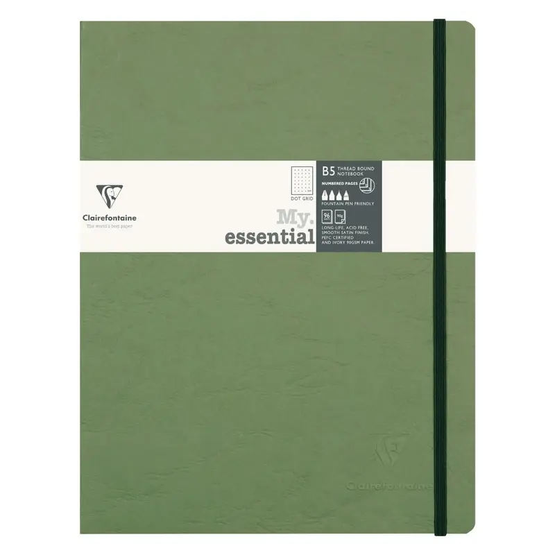 Clairefontaine My Essential B5 Notebook Dot Grid