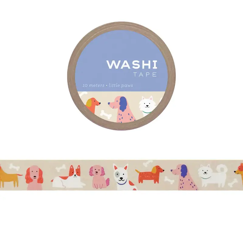 Girl of ALL WORK - Washi tape - 15mm - Little Paws