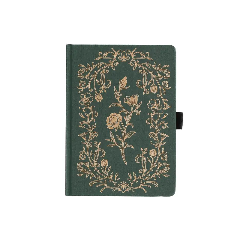 Archer & Olive - Antique Floral Dot Grid Notebook - B6