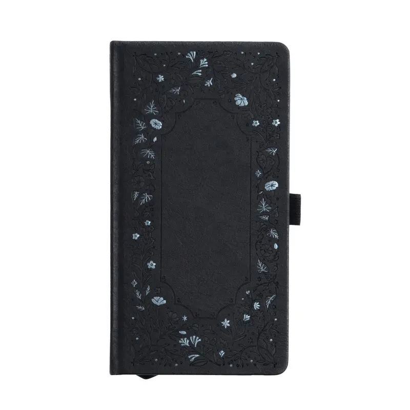 Archer & Olive - Midnight Floral Dot Grid Notebook - TN