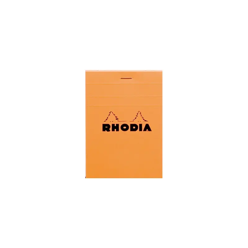 Rhodia #12 Classic Staplebound Notepad - Orange