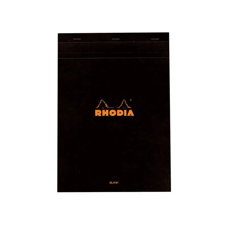 Rhodia #18 Classic Staplebound Notebook - Black