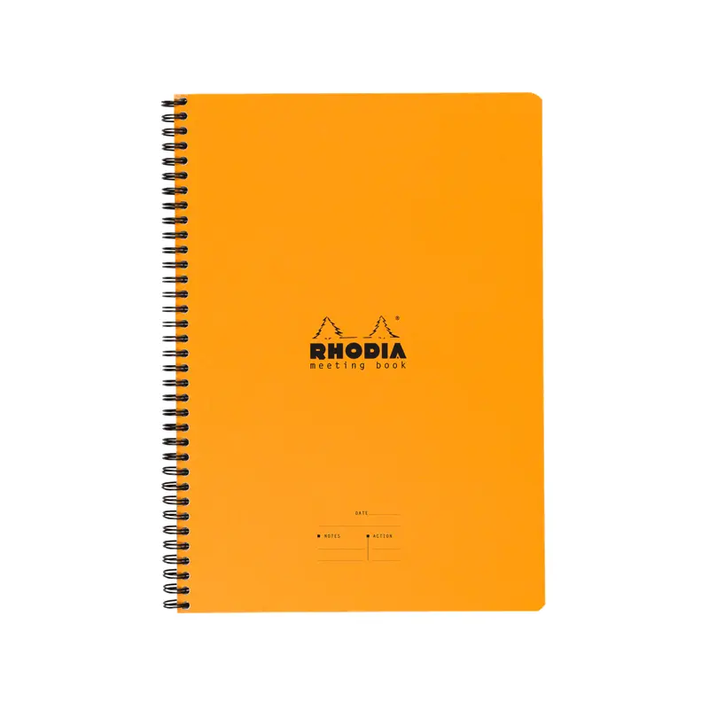 Rhodia A4 Meeting Book- Orange