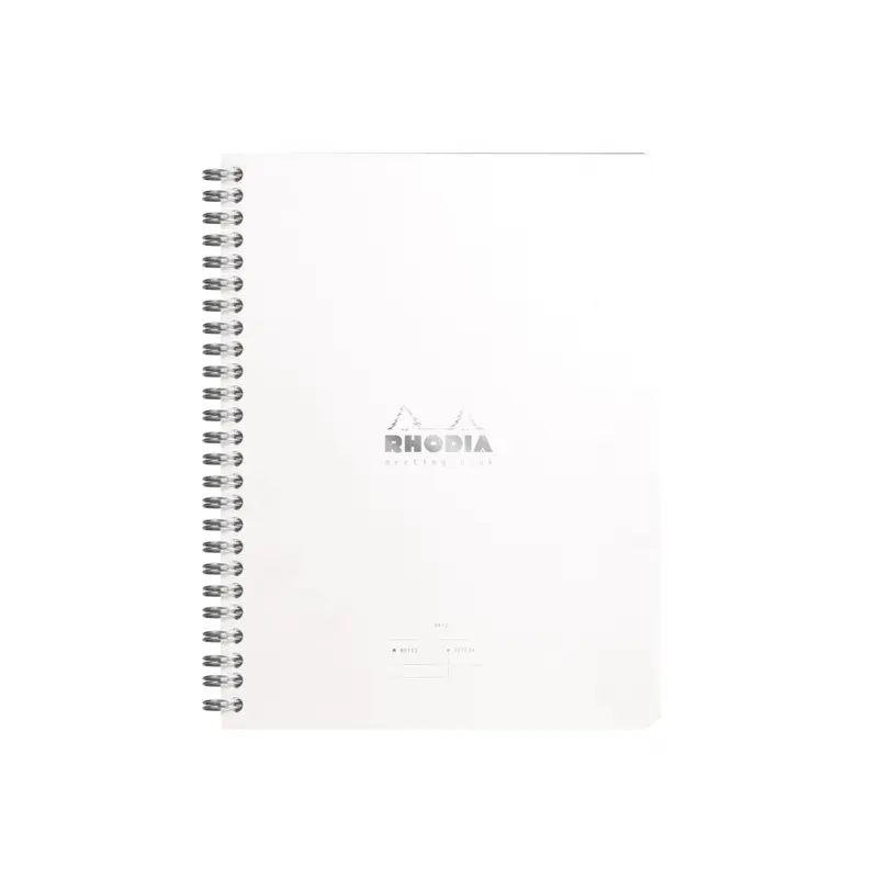 Rhodia A5 Meeting Book- Ice