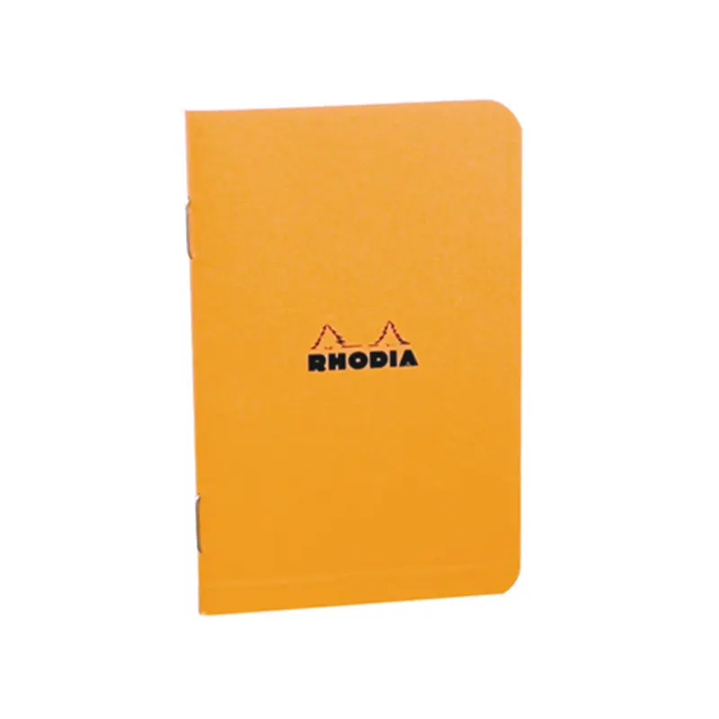 Rhodia Classic Side Staplebound Notebook 3 x 4 - Orange, Graph