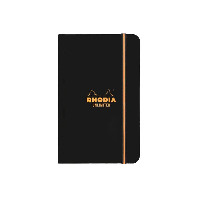 Rhodia Unlimited Pocket Notebook 3.5 x 5.5 Black