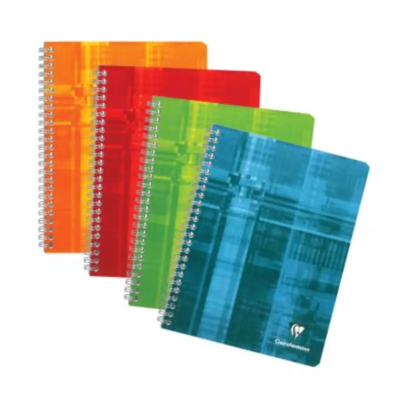 Clairefontaine Classics A4 Side Wirebound 4-Subject Notebook- Graph