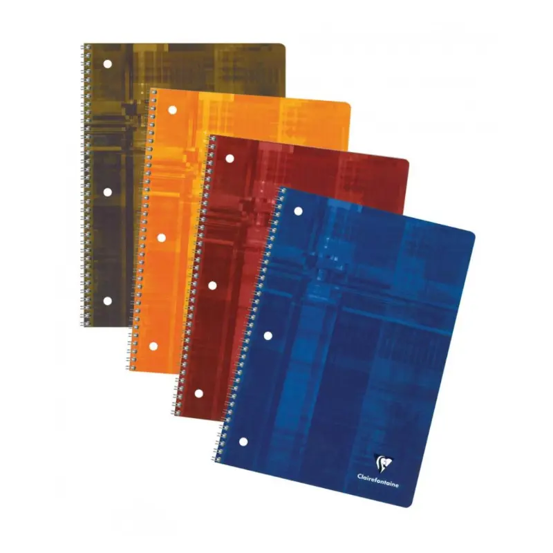 Clairefontaine Classics A4 Side Wirebound Notebook-Lined (3-Hole Punch)