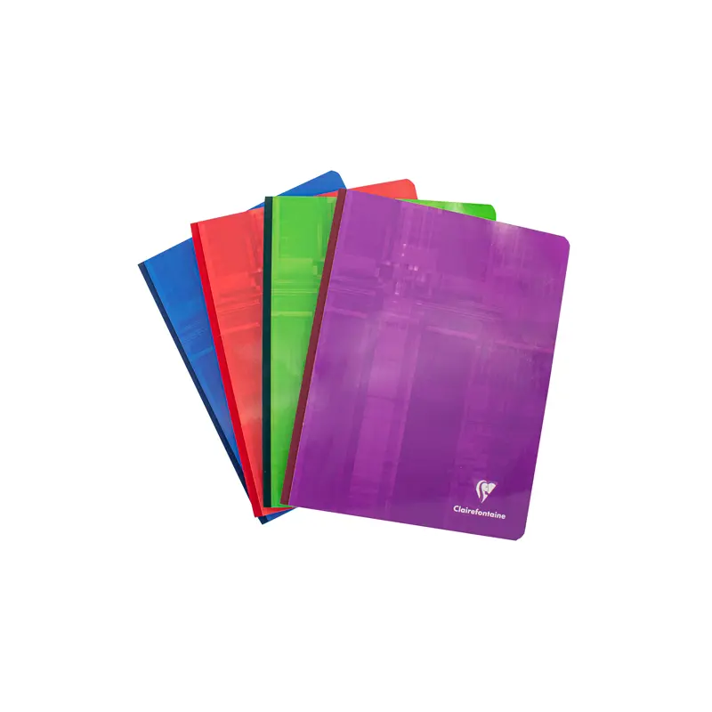 Clairefontaine Classics A5 Side Clothbound Notebook- French Ruled