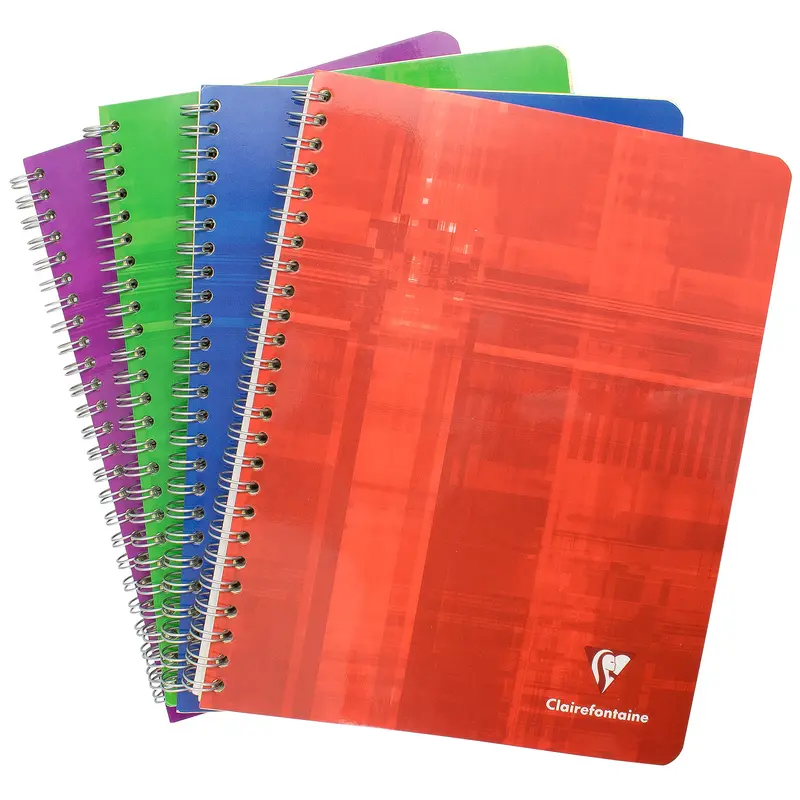 Clairefontaine Classics Side Wirebound 6" x 8" Multi-Subject Notebook