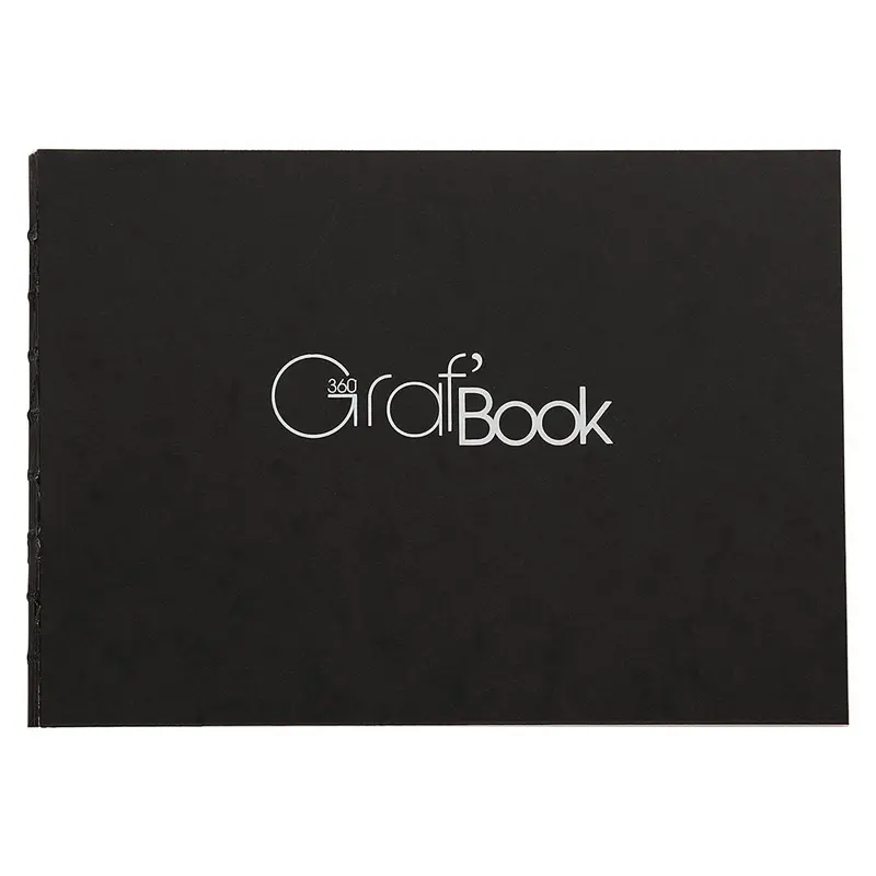 Clairefontaine Graf Book 360 Sketchbook- 6" x 8" Landscape Orientation