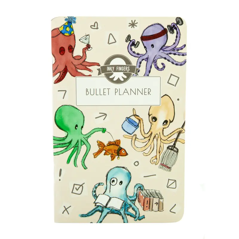 Inky Fingers Pocket Bullet Planner Notebook