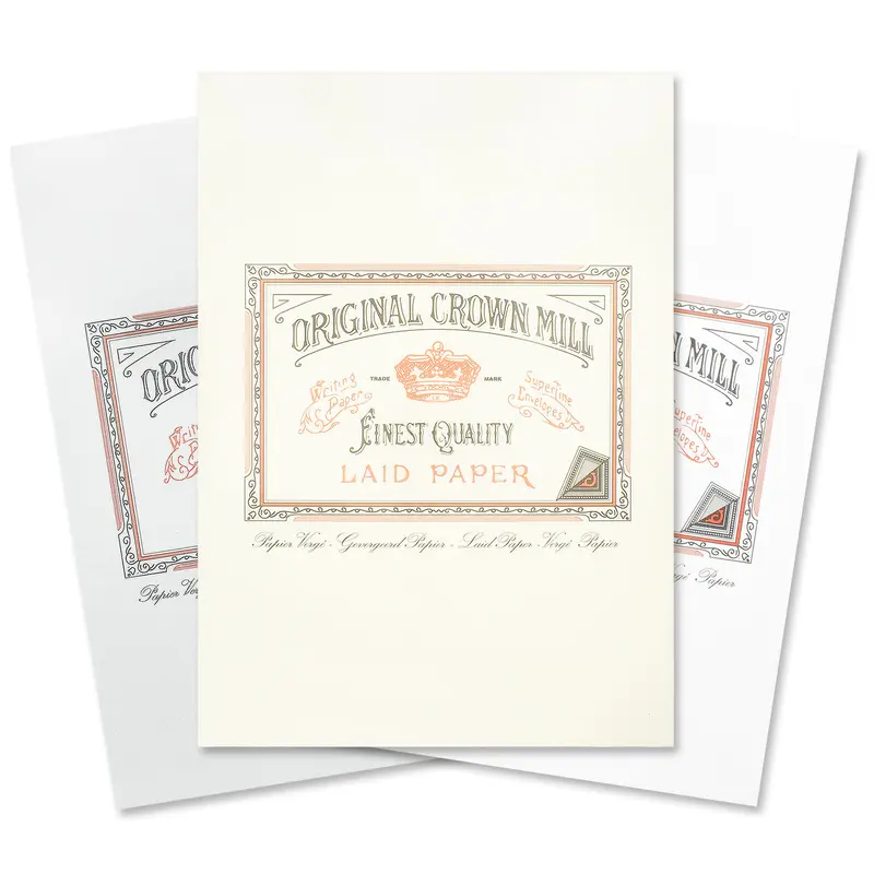 Original Crown Mill A5 Classic Laid Paper