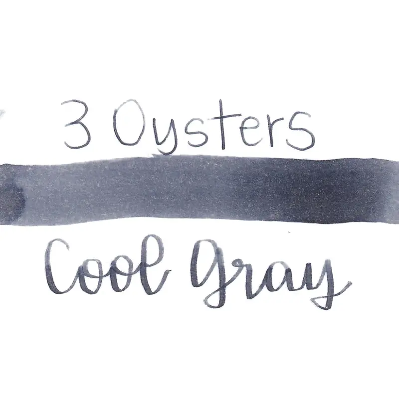 3 Oysters Ink - Delicious Cool Gray