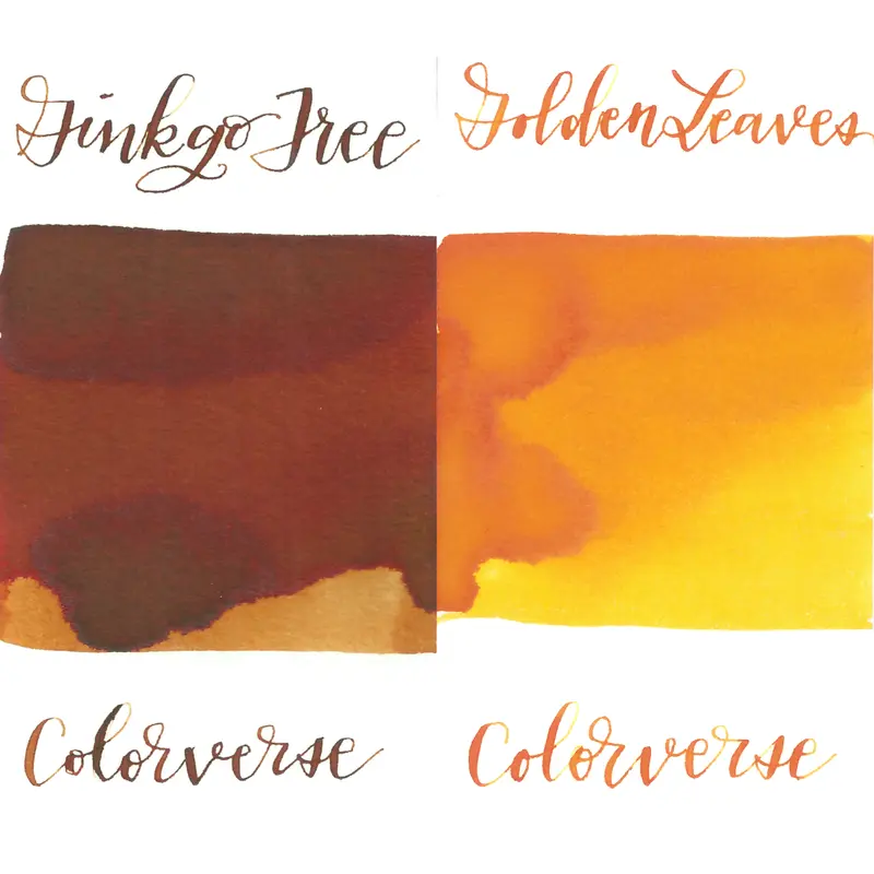 Colorverse 59 & 60 Ginkgo Tree & Golden Leaves