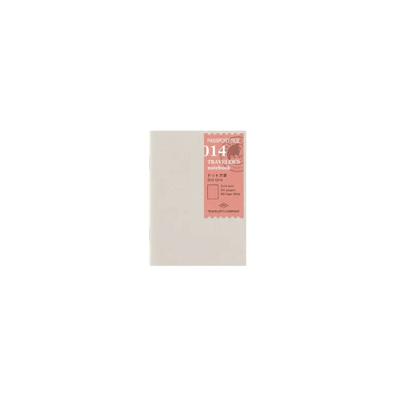 TRAVELER'S COMPANY 014 Passport Sized Refill - Dot Grid